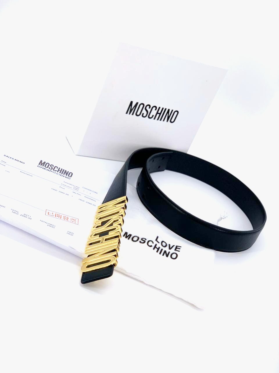 Ремень Moschino Logo